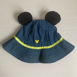 Disney Store Minnie Mouse Baby Girl Denim Bucket Hat